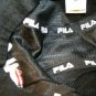 FILA Classic embroidered Logo Spell Out Black adjustable Dad Trucker Cap Hat