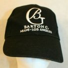 Barton G Restaurant Miami-Los Angeles Black white logo Dad souvenir cap hat