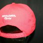 Mayflower Racing red white logo braid Dad souvenir snapback cap hat Vtg 80s