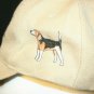 Redline Beagles Dog snapback Dad trucker cap hat khaki tan
