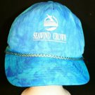 Seawin Crown cruise ship souvenir strapback Dad Blue green trucker cap hat braid
