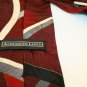 3 Tie Lot Geometric Alexander Lloyd fleur de lis Red Gray White Black dot crafts