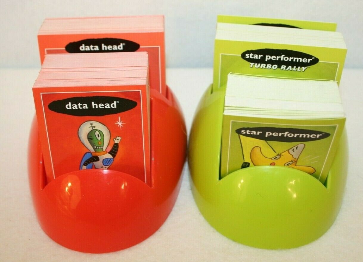Cranium Turbo Ed Game Red Green Cards replacement pcs Star Performer data head