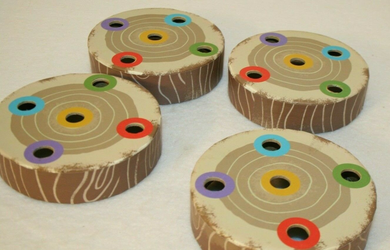 Sneaky Snacky Squirrel Game Replacement 4 brown Logs Educational Insights