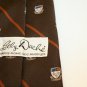 3 Tie Lot Don Doral John Carl's Lilly Dache Brown Blue Paisley Crests crafts