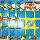 Lingo Bingo Game 4 Replacement Cards Boards Learning Resources blue Red yellow