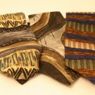 3 Tie Lot Tequila Cocktail Collection Bachrach KETCH Tan Brown Blue Gray crafts