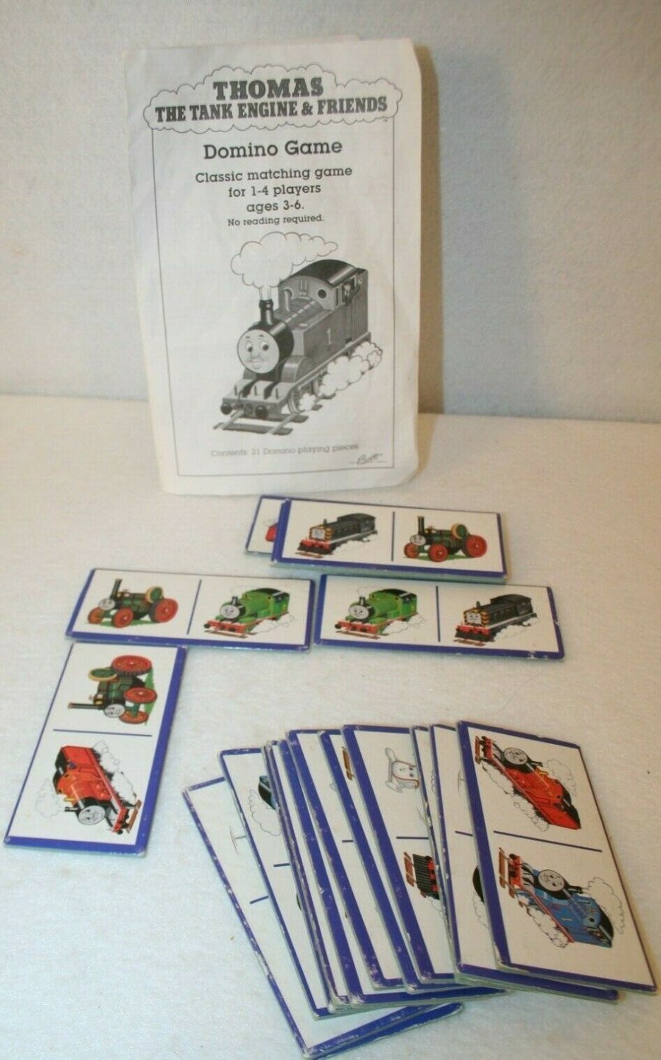 Thomas the Tank Engine & Friends Domino Game Replacement instructions & dominoes
