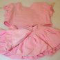 Build a Bear Workshop Pink Top Skirt Princess Crown Red RhinestoneOutfit Costume