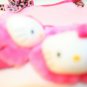 Build a Bear Workshop Hello Kitty pjs leopard print top fuzzy slippers Costume