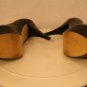 Michael Michael Kors Women's Black Allister Open Toe Pumps Shoes sz 7.5 buckle