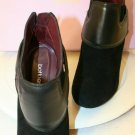 botkier Jada Black Suede Women's Boots Booties sz 38 w/box