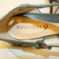 Boutique 9 Gray Round Toe Pumps Buckle Straps Women Shoes size 7.5 Never worn