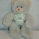 VTG Fisher Price BRIARBERRY BERRYANN BEAR Plush Animal 1998 blue purple