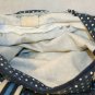 American Eagle Outfitters Every Day Navy Blue White Polka Dot Tote Handbag Purse