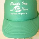 Dandy Inn Fairview Heights IL Green souvenir snapback mesh Dad Trucker Cap Hat