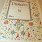VTG The Holy Family ed Bible Catholic Press 1950 faux leather illustrated tabs