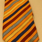 Belmondo Italy Orange Purple Red Yellow Blue Stripes Men's Neck Tie