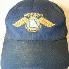 Missouri Pilots Assn embroidered logo Blue Strapback trucker Dad Cap hat