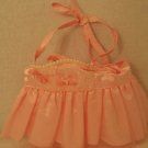 Build a Bear Workshop clothing Pink Halter tie Formal dress tulle pearls