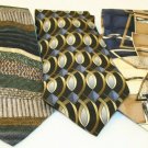 3 Tie Lot Tequila Cocktail Cabralli Collection Pierre Cardin Brown Blue crafts