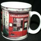 The Sakura Table Storefronts vins de Bourgogne Red Brown White Coffee/Tea Mug