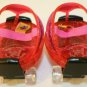 Build a Bear Workshop clothing Pink sparkle flip flop sandals roller skates