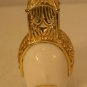 VG Avon Royal Elephant decorative bottle Topaze cologne 1.5 fl oz 1/4 full gold