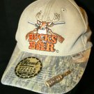 Bucks & Beer Camoflage visor Bottle Opener adjustable Hunt Dad trucker cap hat