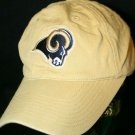 NFL Los Angeles CA Rams Gold embroidered logo strapback souvenir cap hat