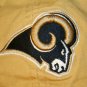 NFL Los Angeles CA Rams Gold embroidered logo strapback souvenir cap hat