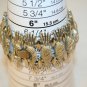 VTG Sarah Coventry Pineapple Bracelet Alias Simply Elegant 7.5" Silver Tone