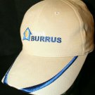K-Products Think Burrus Seed IL Strapback Khaki Tan Dad Trucker Cap Hat Logo