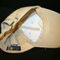 K-Products Think Burrus Seed IL Strapback Khaki Tan Dad Trucker Cap Hat Logo