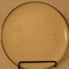 Seizan Fine China Carolyn 7906 Dinner Plate Silver White Gray Rose Leave REPLACE