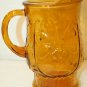 VTG LIBBEY Amber Country Garden Daisy Serving Pitcher iced Tea Lemonade Water