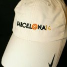 Nike Golf Barcelona 14 ADP adjustable Beige tan 8 panel Dad Trucker Cap Hat