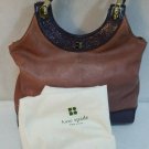 Kate Spade Islington Joanna Amethyst Purple Leather Footed Tote Handbag Purse
