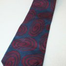 Daniel Craig d.c. red blue Geometric swirls Men's silk Necktie crafts