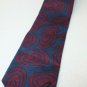 Daniel Craig d.c. red blue Geometric swirls Men's silk Necktie crafts