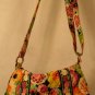 Vera Bradley Va Va Bloom retired 2012 Cross-body Saddlebag Tote Handbag Purse