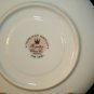 Royalton Golden Elegance White gold rim fine China 6" saucer decor translucent