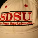 San Diego State Univ The Game White Red split bars snapback Dad Trucker hat cap