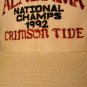 Alabama Natl Champs 1992 Sugar Bowl Crimson Tide 34-Canes 13 snapback hat cap