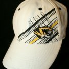 Univ Missouri MIzzou Tigers Logo Gold Black Stripes Onefit Dad Trucker hat cap