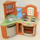 Fisher Price Loving Family Dollhouse Kitchen Dishwasher Stove Coffeepot Pan 2005