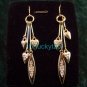 Stunning sparking heart shaped chandelier earrings