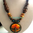 Chinese Tibet  Minority Character Necklace