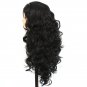 Bombshell 16-26 Inch Deep Wave Black Lace Front Synthetic Wig High Temperature Heat Resistant Women