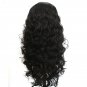 Bombshell 16-26 Inch Deep Wave Black Lace Front Synthetic Wig High Temperature Heat Resistant Women